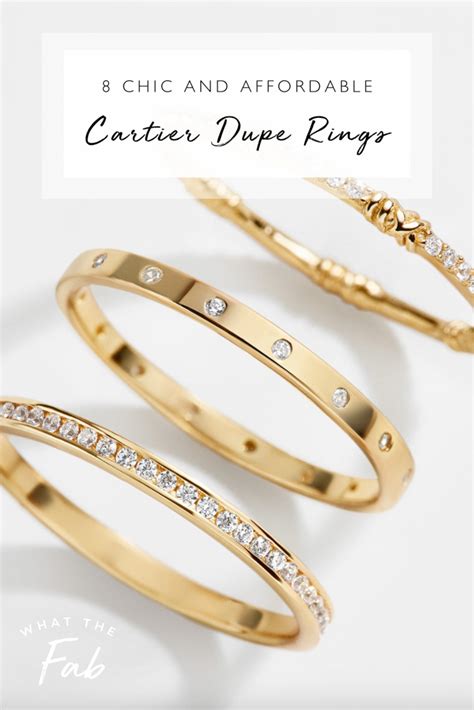 love ring dupe|dupe cartier rings.